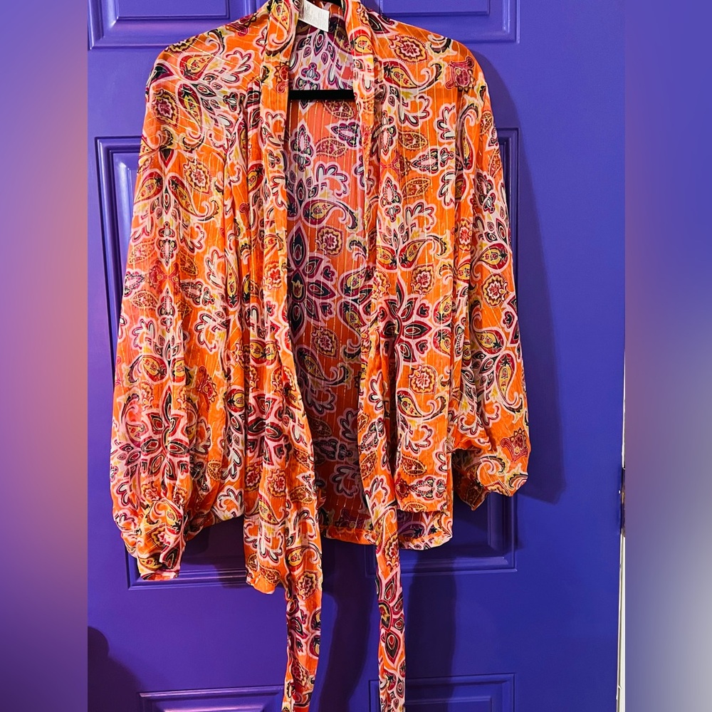 Free People Paisley Blouse
